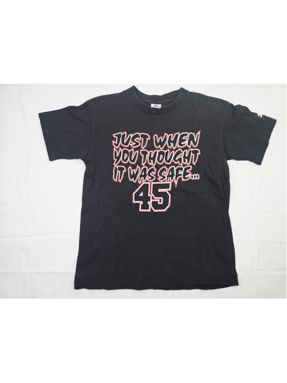 VTG 90s Starter Michael Jordan Shirt 45 Black - Chicago Bulls - Youth XL